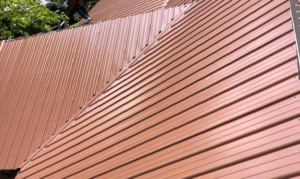 Standing seam metal roof